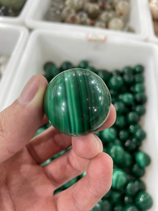 Malachite sphere