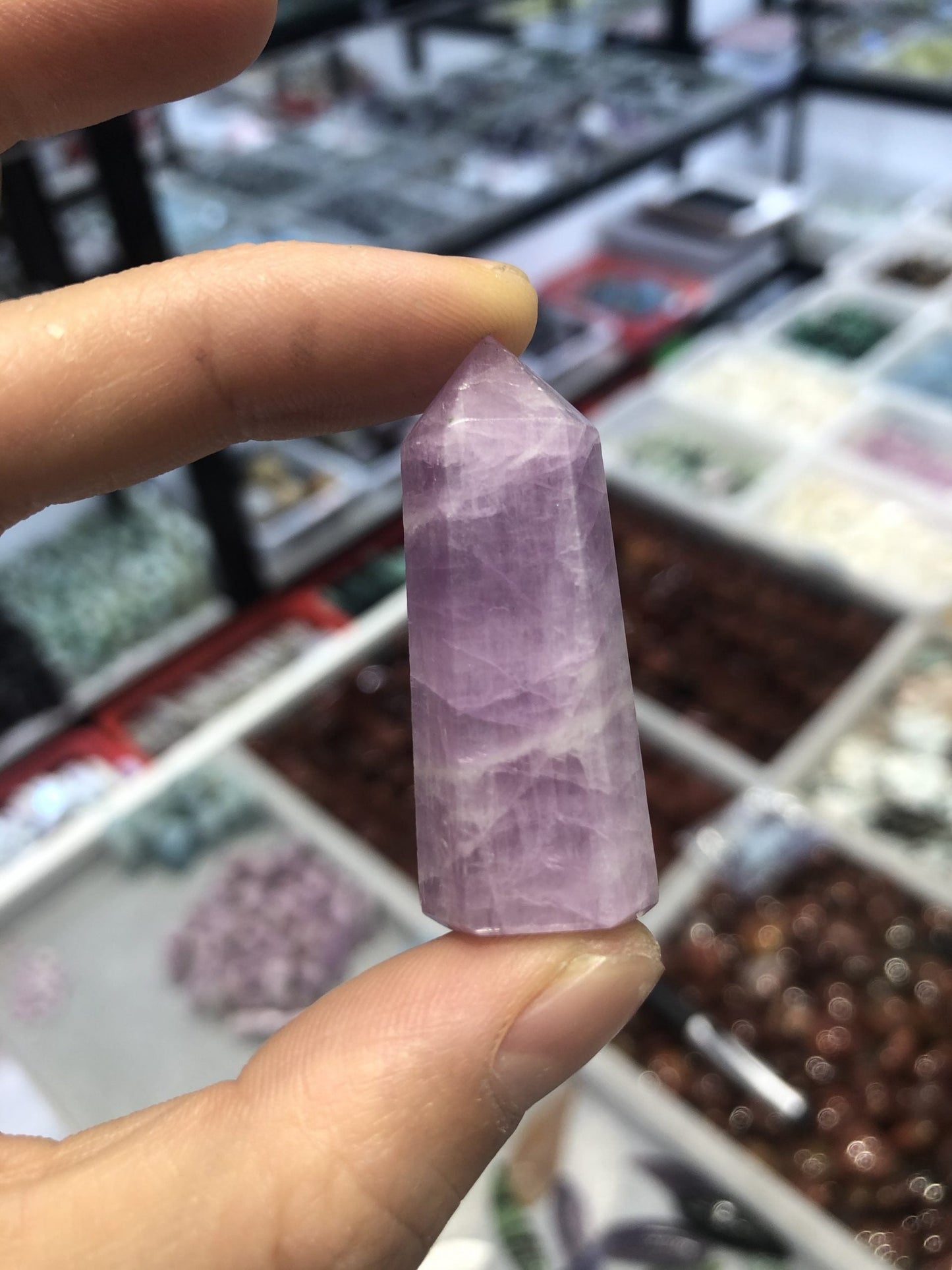 Kunzite points