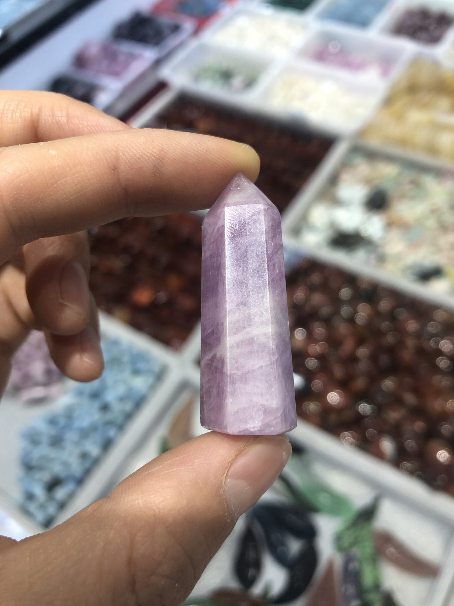 Kunzite points